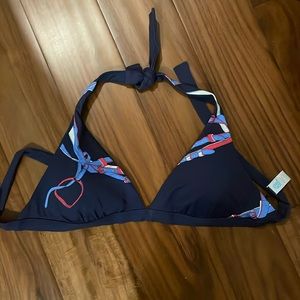 J. McLaughlin Malibu halter triangle bikini top, X Large, NWOT